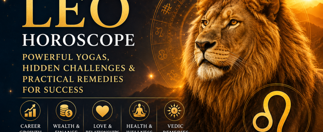 Leo (Simha Rashi) Horoscope Analysis: Auspicious Yogas, Challenging Yogas, Career, Wealth & Remedies
